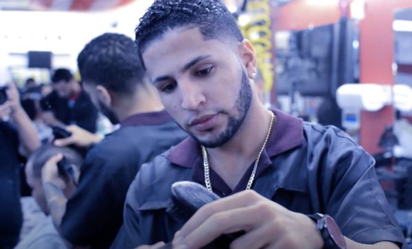 Talento Latino barber shop early days